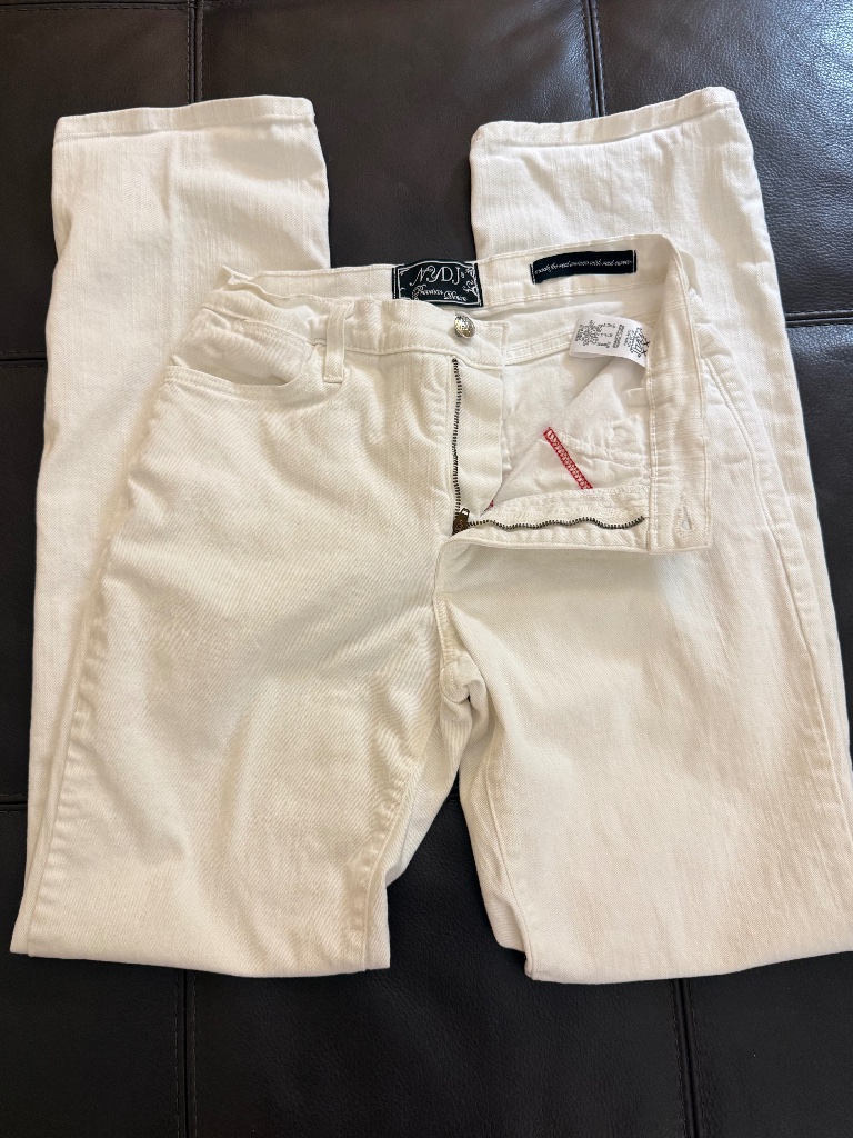 Nydj Platinum White Denim Size 8